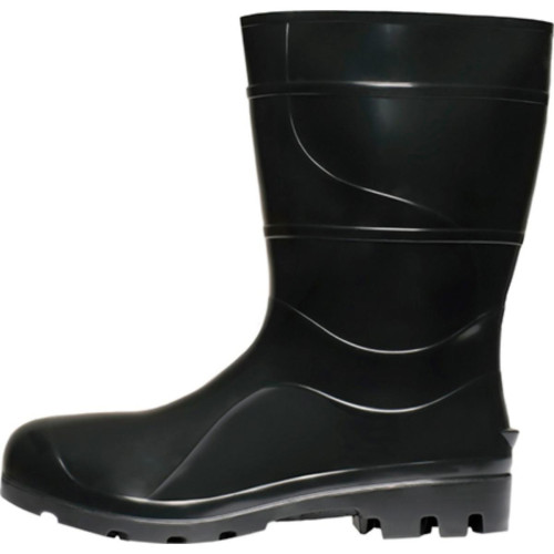 Bota Galocha Crival Preto Cano Medio N.44 S/Forro