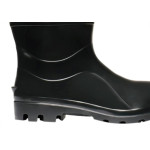 Bota Galocha Crival Preto Cano Medio N.44 S/Forro