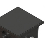 Caixa P/Gordura C/Cesto Taf Quad Preto