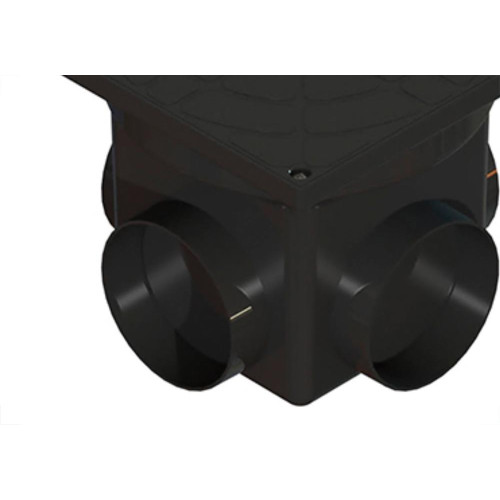 Caixa Mult Inspecao Taf 24X20X24 Preto