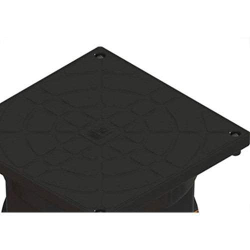 Caixa Mult Inspecao Taf 24X20X24 Preto