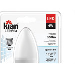 Lampada Led Vela Lt 4,0W 6500K E14-27 Kian