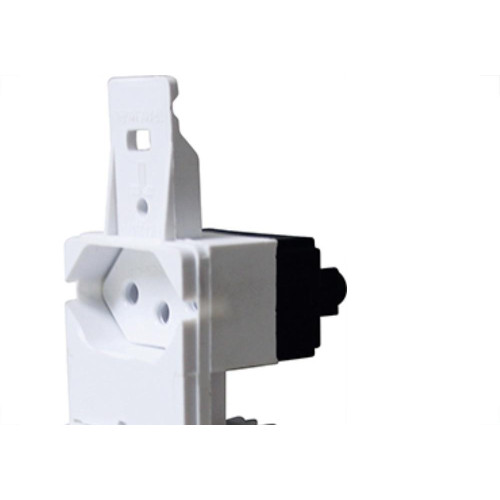 Tomada Transmobil 1S+Tm S/P 10A Branco 14052