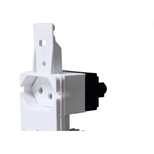 Tomada Transmobil 1S+Tm S/P 20A Branco 14056