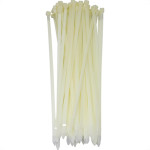 Abracadeira Nylon Brasfort 7,6X350 Branco C/50