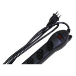 Kit C/5 - Filtro Linha Qualitronix 5 Tomada  Bivolt Preto