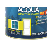 Tinta Esmalte. Base Agua 1/4 (900ml) Eucatex Branco