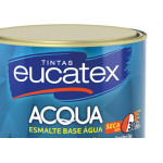Tinta Esmalte. Base Agua 1/4 (900ml) Eucatex Branco