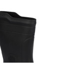 Bota Galocha Pega Forte Preto/Amarelo C.Medio N.39 S/Forro