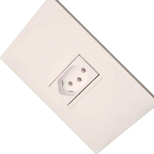 Conjunto Pial Plus+ Branco 1 Tomada 10A 5080Bc