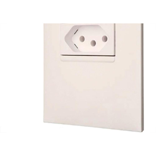 Conjunto Pial Plus+ Branco 1 Tomada 10A 5080Bc