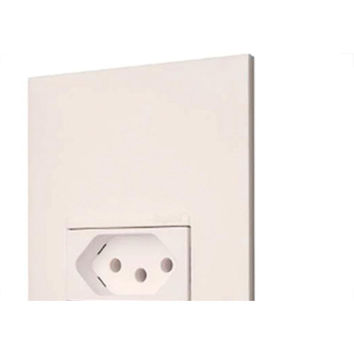 Conjunto Pial Plus+ Branco 1 Tomada 10A 5080Bc