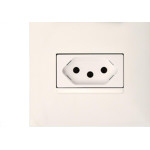 Conjunto Pial Plus+ Branco 1 Par+1Tomada 20A 078Bc
