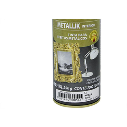 Spray Colorgin Metallik Cobre 350Ml