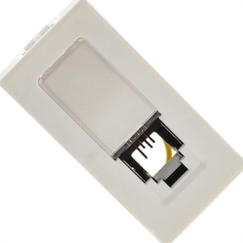 Modulo Pial Plus+ Branco 1Tomada  Rj11 4F 5010Bc