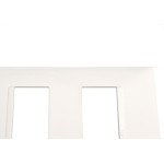 Espelho Placa Pial Plus+ Branco 4X2 2Mod.Dist 8506Bc