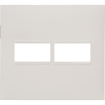 Espelho Placa Pial Plus+ Branco 4X4 2Mod.Horz 618511Bc