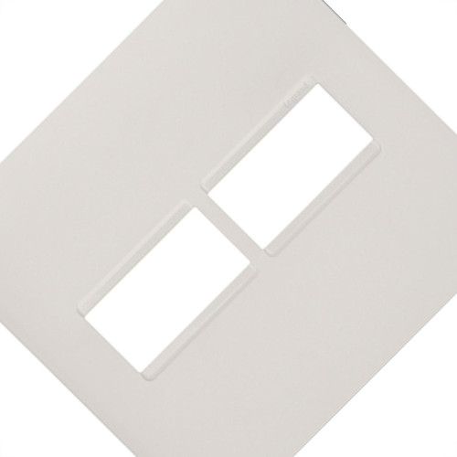 Espelho Placa Pial Plus+ Branco 4X4 2Mod.Horz 618511Bc
