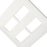 Espelho Placa Pial Plus+ Branco 4X4 4Mod.Dist 618514Bc
