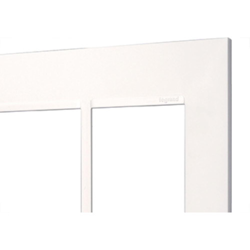 Espelho Placa Pial Plus+ Branco 4X4 6Mod.Horz 618516Bc