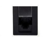 Modulo Pial Plus+ Preto 1Tomada  Rj45 5045Pt
