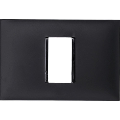 Espelho Placa Pial Plus+ Preto 4X2 1Mod.Horz 8501Pt