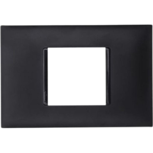 Espelho Placa Pial Plus+ Preto 4X2 2Mod 618502Pt