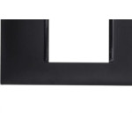 Espelho Placa Pial Plus+ Preto 4X2 2Mod 618502Pt