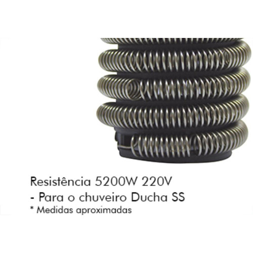Resistencia Hydra Corona Ducha Ss 5200W 220V
