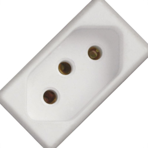 Modulo Tramontina 1Tomada 10A Branco 030