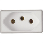 Modulo Tramontina 1Tomada 20A Branco 032/38
