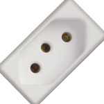 Modulo Tramontina 1Tomada 20A Branco 032/38