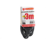 Extensao Megatron Pp 0,75 03Mt 2P+T10A Preto
