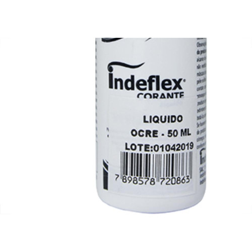 Corante Indeflex Ocre 50Ml - Kit C/12 Unidades