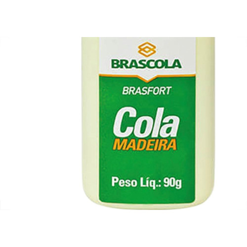 Cola Madeira Brascola 90Gr - Kit C/12 Unidades