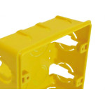 Caixinha Luz Amarela Pvc 4X4 Mondiale - Kit C/50 Unidades