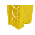 Caixinha Luz Amarela Pvc 4X2 Mondiale - Kit C/150 Unidades