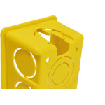 Caixinha Luz Amarela Pvc 4X2 Mondiale - Kit C/150 Unidades