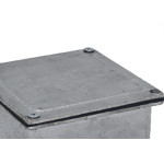 Caixa Passagem Aluminio Natural 10X10X06 Acp
