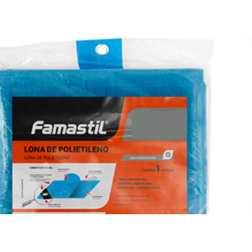 Lona Carreteiro Famastil 8X4 Azul 6030