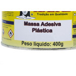 Massa Plastica 400Gr Ibere Branca - Kit C/12 Unidades