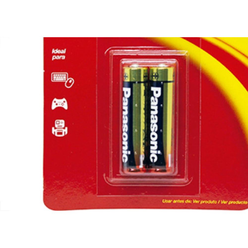 Pilha Alcalina Panasonic Palito Aaa2 C/2