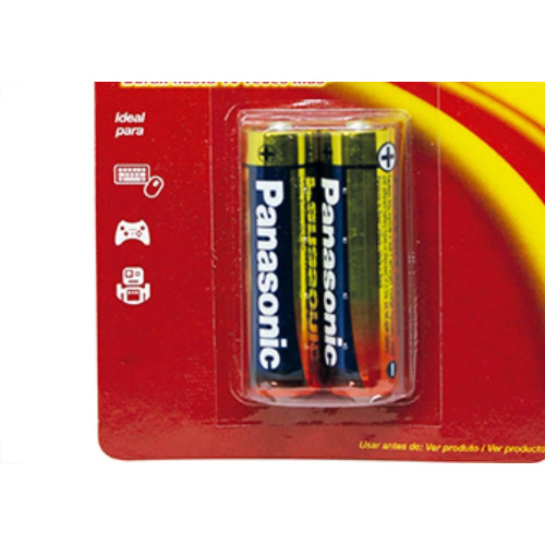 Pilha Alcalina Panasonic Peq Aa2 C/2