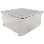 Caixa Passagem Alum Pint.40X40X20 Olivo