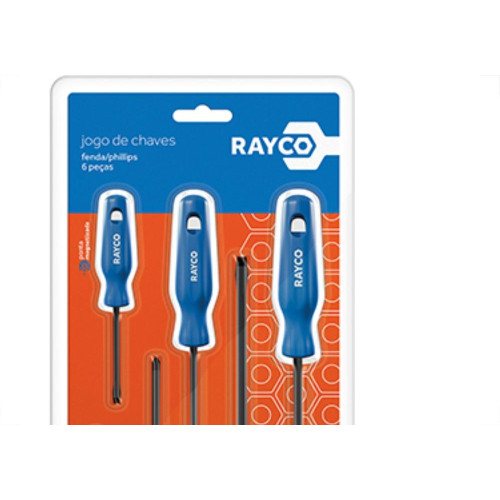 Jogo Chave Fenda_Phil Rayco 6P 1240