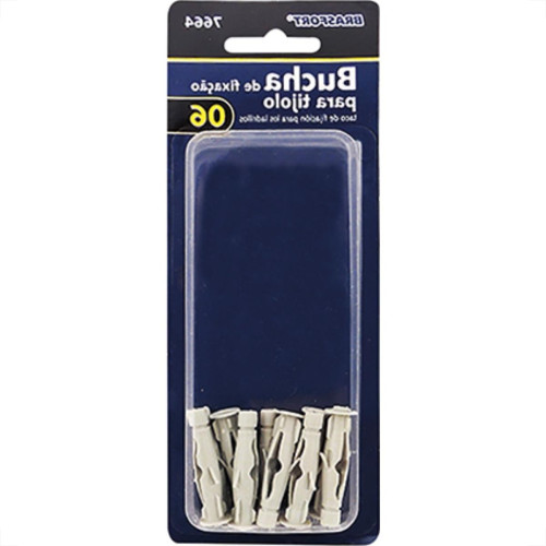 Cartela  Brasfort Bucha Fixacao N.06 C/10 7664