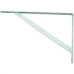 Cantoneira Mao Francesa Hayner Refor Branco 25Cm - Kit C/12 Unidades
