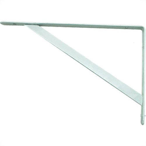 Cantoneira Mao Francesa Hayner Refor Branco 25Cm - Kit C/12 Unidades