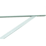 Cantoneira Mao Francesa Hayner Refor Branco 25Cm - Kit C/12 Unidades