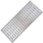 Grelha Alum Compl.20X 50 Escovado Sol